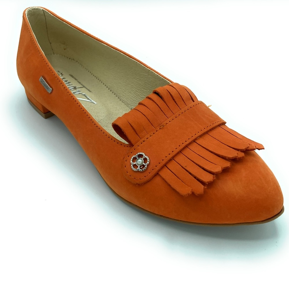 Zapato Womens Slip On Flat Loafer Shoes Size 9.5US